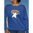 thumbnail image 2 of Live With Pride Polar Bear. Sweatshirt Women -Smartprints Designs, Female Small, 2 of 4