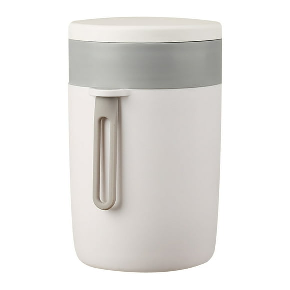Amzcrzy Utensils 304 Stainless Steel Breakfast Cup Insulated Cup With Lid Spoon Large Capacity Milk Cup Breakfast Porridge Cup Soup Cup Oatmeal Cup Soup Cup Serving Spoons Spoon Soup Spoons