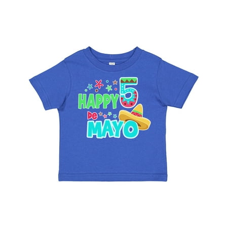 

Inktastic Happy Cinco De Mayo- Sombrero Gift Toddler Boy or Toddler Girl T-Shirt