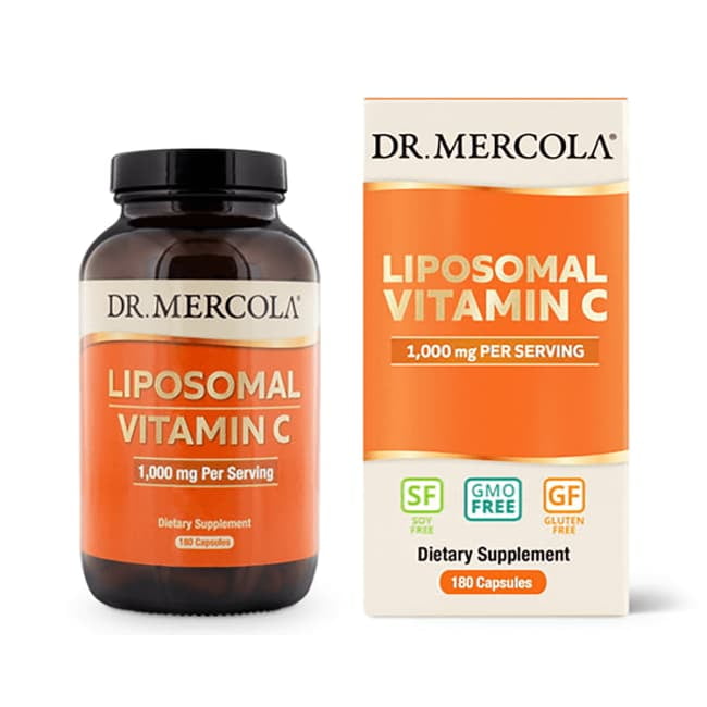 Dr. Mercola Liposomal Vitamin C 1,000 mg 180 Caps