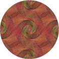 thumbnail image 1 of Ahgly Company Tapis d'Intérieur Lavables à la Machine, Carrés, Transitionnels, Rouges, 3 Pi Carrés, 1 of 7
