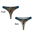 thumbnail image 3 of Fotbe Owl In Blue Tanga Sin Costuras para Mujer con Estampado – Panties Invisibles, Transpirables y Cómodos para Uso Diario-Small, 3 of 6