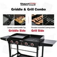 Royal Gourmet 4Burner GD402 Portable Flat Top Gas Grill and Griddle