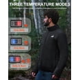 thumbnail image 2 of SAVIOR HEAT Men Heated Jacket Soft Cotton Fabric,Windproof Waterproof 7.4V Power Bank Technology, 2 of 10