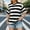Black, variant on Graphic Tees for Women T-Shirts T1 Striped Short Sleeved Bottoming Shirt for Women in Korean Loose Fit Top for Spring and Autumn Black 3XL