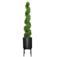 thumbnail image 1 of 74.5" Spiral Topiary in fiberstone planter, 1 of 5