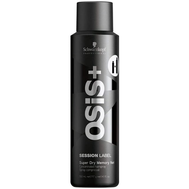 Schwarzkopf Ossis+ Session Label Vaporisateur Filet Mémoire Super Sec 4,1 Oz