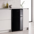 thumbnail image 1 of Refrigerador Frigobar 85 L 3 Pies con Dos Puertas, Congelador, Termostato y Estante para Botellas, 1 of 8