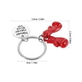thumbnail image 2 of Phenofice Boxing Gloves Pendant Keyring Metal Plastic Multi Motivational Reminder For Everyday Use 1Pack, 2 of 8