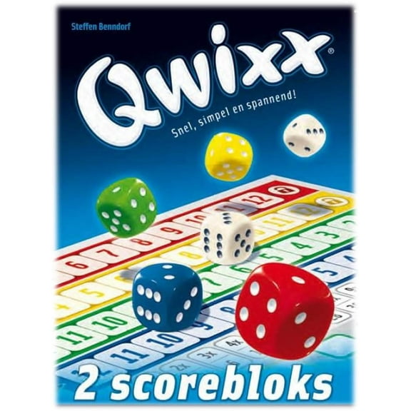 Qwixx Bloks - extra scorebloks (Dutch Edition) New