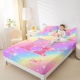 thumbnail image 3 of Manfei Cute Bow Queen Sheets,Girly Personalized Gifts Queen Sheet Sets,Pink,4pcs, 3 of 6