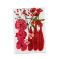 thumbnail image 2 of Flores prensadas secas Strade Fareast Limited Material de fabricación DIY para pantallas de rojo puro, 2 of 8