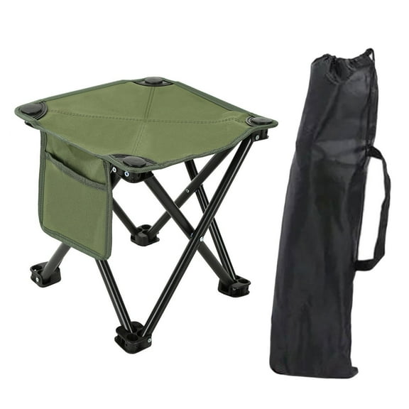 figatia Portable Folding Camping Stool Practical Footstool for Park Barbecue Walking