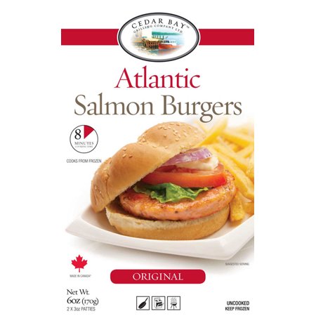 ATLANTIC SALMON BURGERS, ORIGINAL