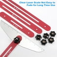 thumbnail image 4 of Uxcell Stair Tread Template Tool 9"to 54" Adjustable Length for Stair Treads, Red, 4 of 6