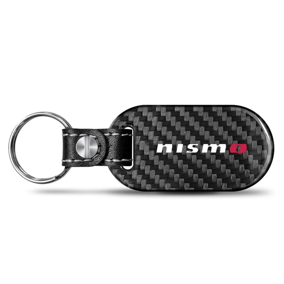 for NISMO Real Carbon Fiber Dog-Tag Style Key Chain