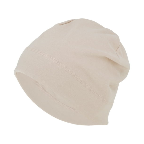 Sombrero de ciclismo Unique Bargains Mantiene Caliente Forro de Casco Dede Tela Desmooth Rosa 27x21cm 1 Pcs
