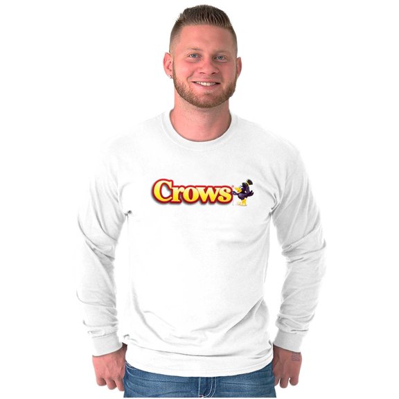 Crows Logo Black Licorice Candy Lover Long Sleeve TShirt Men Women Brisco Brands M
