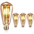 thumbnail image 1 of Bombilla vintage, E27 Bombilla retro LED 4W Iluminación vintage ST64 Bombilla vintage LED Nostalgia antigua Bombilla decorativa Ideal para el hogar Restaurante Café Bar Sala de música Adepaton HFP-0121, 1 of 9