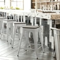 thumbnail image 2 of Flash Furniture High Backless Counter Height Bar Stool, Gray, 2 of 12