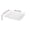 White, variant on Plastic Serving Tray, Large 15 x 10 Inch Reusable Serving Platter, Food Grade BPA Free Party Tray for BBQ Picnic Catering Home Kitchen