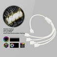 thumbnail image 3 of Divisor de cable argb, 1 a 4 hírra a hurbra 5 v 3 pines rgb cable de extensión divisor para chasis de computeradora enfriador de cpu y ventilador argb de 5 v, 3 of 7