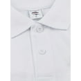 thumbnail image 6 of ENFLASH Girls Boys' Moisture Wicking Performance Sport Polo Short Sleeve Knit Uniform Shirt, 6 of 7