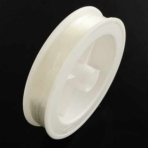 1roll Elastic Thread Clear 0.6mm about 109.36 yards(100m)/roll