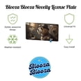 thumbnail image 2 of Cavapoo Dog Steampunk Metal Novelty License Plate, 2 of 7