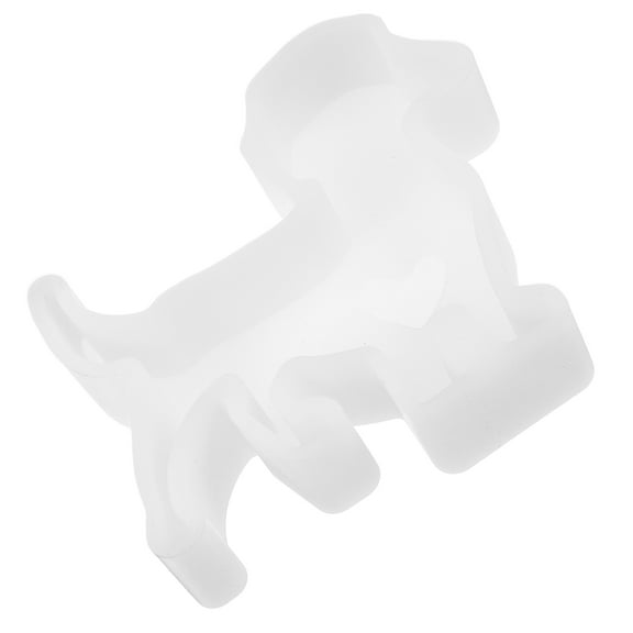 Raindrops White Silicone Dog Mold for Resin Casting, Realistic Design Ideal for Crafting, Art Projects, and Handmade Creations