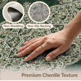 thumbnail image 6 of ODIKA 8'x10' Washable Area Rug Bold Emblem Interlocking Motifs Transitional Faded Decorative for Living Room, Under Sectional, Family , Durable, Non-Slip, 6 of 7