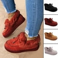thumbnail image 2 of Mocassins Plats Décontractés pour Femmes, Épais, Chauds et Confortables, pour Intérieur et Extérieur, Nouveaux, 2 of 7