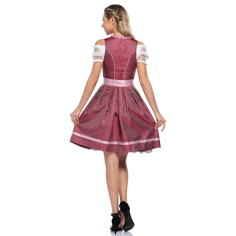 Oktoberfest Dress Women's German Dirndl Dress Costumes for
