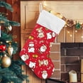 thumbnail image 5 of Coolnut Christmas Stocking Personalized Christmas Santa Large Candy Stocking Hanging Gift Xmas Stockings Decoration 1 PC for Family Holiday Party Ornaments Decor Fireplace, 5 of 7