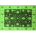 thumbnail image 1 of Ahgly Company Indoor Rectangle Oriental Green Traditional Area Rugs, 5' x 8', 1 of 4