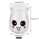 thumbnail image 2 of 12 tarros de yogur de cristal con tapas con diferentes decoraciones de emoticonos, tarro de crema de postre con capacidad de 100 ml, 2 of 8