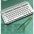 thumbnail image 4 of TIMIFIS Keyboard Wireless Keyboard Cute Compact 2.4G USB Wireless Keyboard Round Key Quiet Click Small Size For Computer Laptop PC Desktop Windows, 4 of 7
