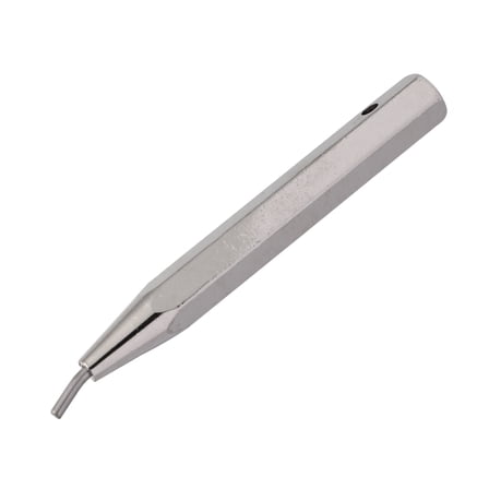 HOMEMAXS  Violin Chin Strap Wrench Punch Pad Single Hole Screwdriver Instruments Silver