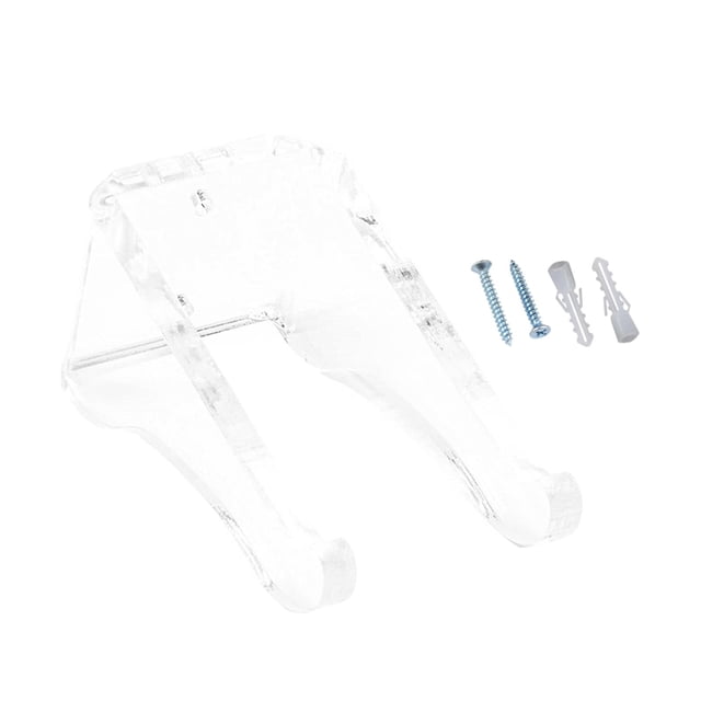 Soporte de Pared Acrílico para Suspensión de Guitarra con Soporte de Tornillos para Mandolina Sunnimix Gancho de montaje en pared
