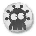 thumbnail image 1 of Universe Alien And Monster Alien Round Throw Pillow Home Decoration Cushion, 1 of 3