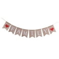 thumbnail image 5 of IDEANATEGRATE Linen Bunting Banner 1Set Multi Color For Family Reunions, 5 of 8