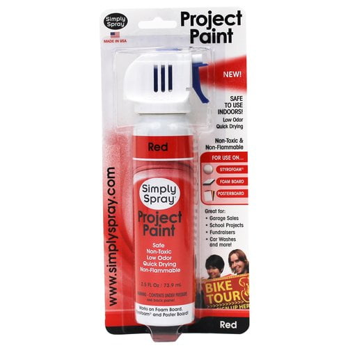 Simply Spray Red Project Paint Spray