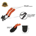 thumbnail image 3 of Wealers Pocket Chainsaw 25.5" Portable Hand Saw Survival Gear with Black Holster - Perfect for Hunting, Camping - Wilderness Survival Tool Chain Saw - Orange, 3 of 3