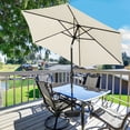 thumbnail image 2 of Ainfox  9ft Outdoor Patio Umbrella Without Base for Garden, Patio, Swimming Pool Brown, 2 of 5