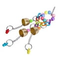 thumbnail image 3 of Shenmeida Bird Toys, Bird Swing Toy Bird Perch with Colorful Chewing Toys, Suitable for Lovebirds, Finches, Parakeets, Budgerigars, Small Birds, 3 of 7