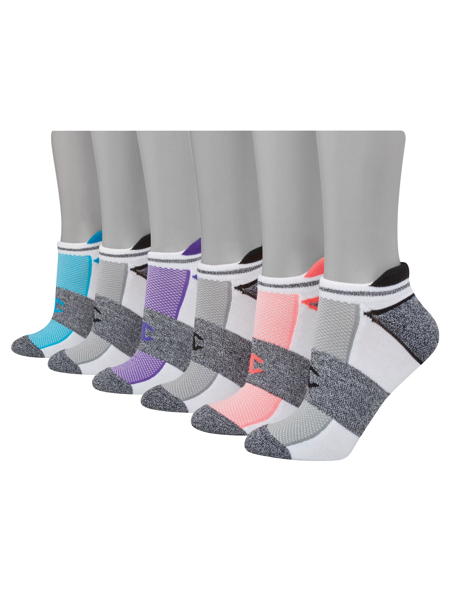 Champion Women's Performance Double Dry Ankle Sock, 6 Pack - Walmart.com