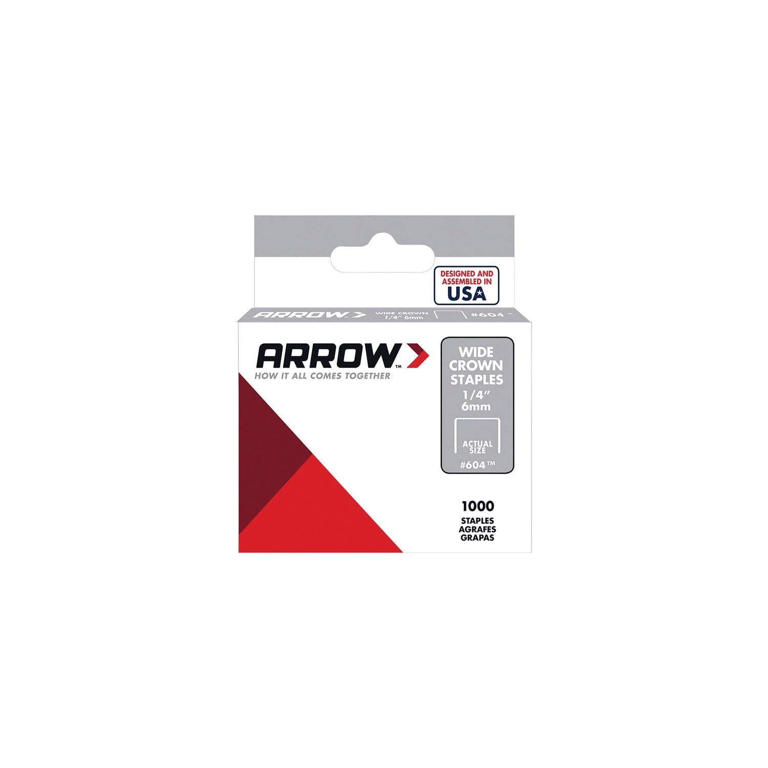 Arrow Fastener 605 Wide Crown Swingline Type Heavy Duty 5/16-inch Staples 1 000 for sale online 
