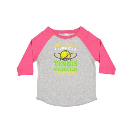

Inktastic Future Tennis Player Like Daddy Gift Toddler Boy or Toddler Girl T-Shirt
