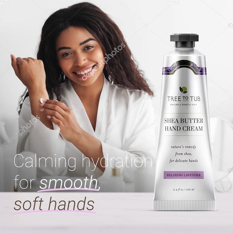 Tree To Tub Shea Butter Hand Cream, Lavender photo 4