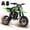 Green, variant on QEASET Mini Bicycles Ride-On Toy, 39cc 4-Stroke Gas Powered Off-Road Motorcycle with Rear Suspension & Disc Brakes, 18 MPH Top Speed, Supports Up to 165 lbs, Black